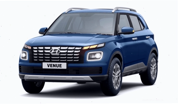 Xe Hyundai Venue 2026 màu xanh dương nổi bật