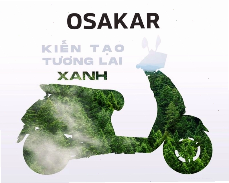 Xe máy điện Osakar góp phần xây dựng một tương lai xanh