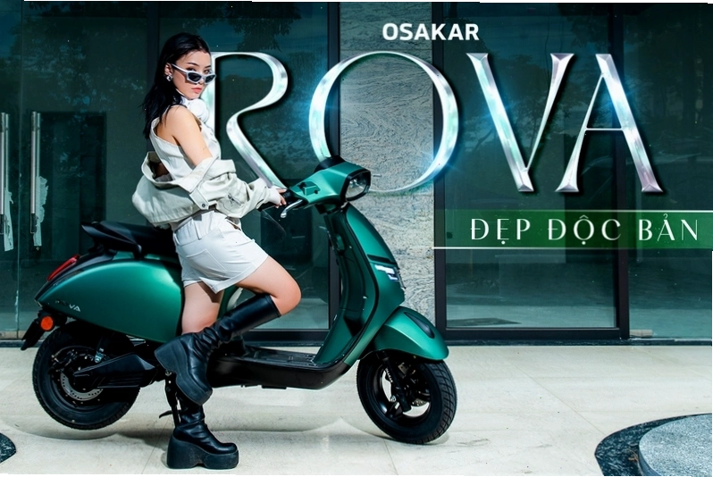 Xe máy điện Osakar Rova - Thiết kế châu Âu đẳng cấp