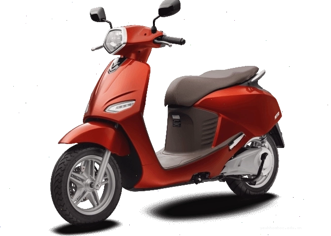 Xe máy điện VinFast Vento màu cam nổi bật với yên nâu