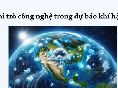 Công nghệ hiện đại trong dự báo khí hậu và dự báo thiên tai