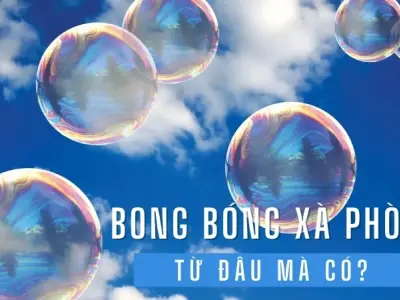 Giải mã vì sao có cầu vồng trong bong bóng xà phòng