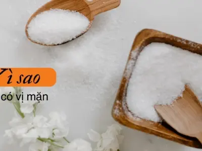 Cấu trúc hóa học nào quyết định vì sao muối ăn lại có vị mặn đặc trưng?