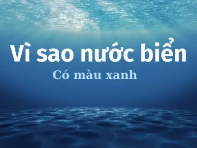 Vì sao nước biển có màu xanh? Toàn bộ quang học của nước