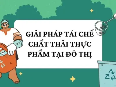 Giải pháp tái chế chất thải thực phẩm cho cộng đồng đô thị