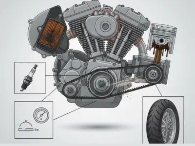 Xe máy mất lực kéo - Dấu hiệu và biện pháp xử lý kịp thời