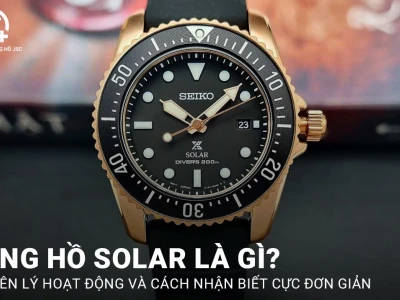 Đồng Hồ Solar Là Gì? Khám Phá Công Nghệ Năng Lượng Mặt Trời Trên Cổ Tay