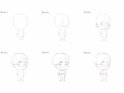Hướng dẫn vẽ Chibi nam: Tạo hình nhân vật Anime ấn tượng