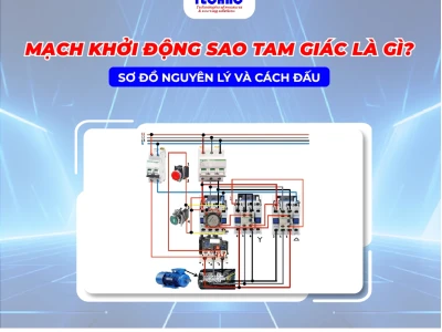 Mạch khởi động sao tam giác: Nguyên lý, cấu tạo và ứng dụng thực tế